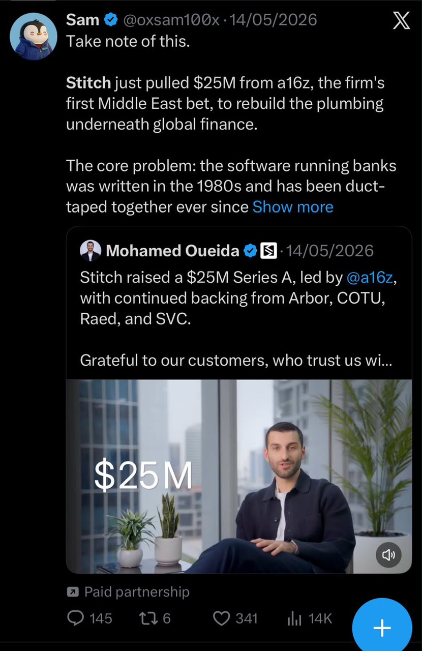 Stitch $25M raise post